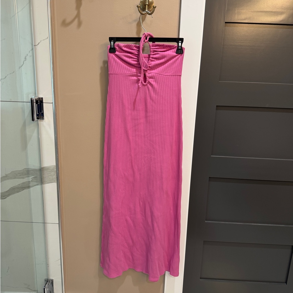 Halter maxi dress